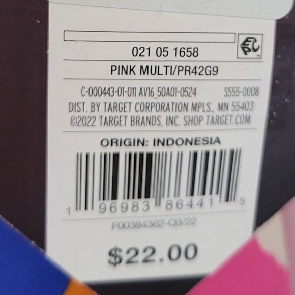 NEW Ava & Viv Tank Silky Strappy Colorful Geometric Adjustable Straps 2X NWT - Picture 5 of 8